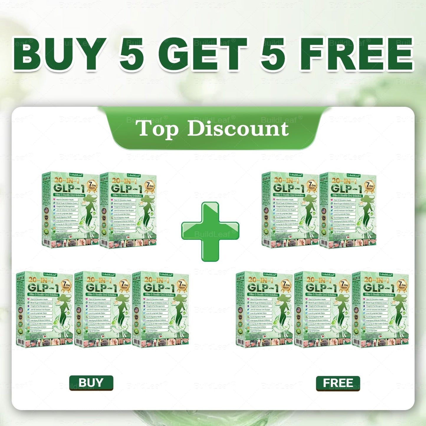 ☘️☘️ Good News! As our way of saying thank you, we’re giving you an extra 30% OFF—today only on BuildLeaf®. Treat yourself and save big, but hurry—this e