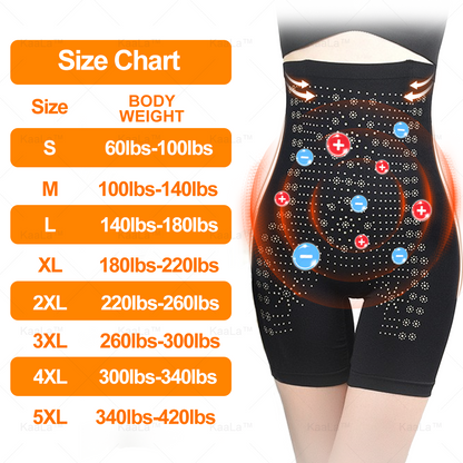 【Recommended by Leading Doctors in the U.S. – Ideal for Addressing All Fat Issues, Gynecological Concerns, and Skin Problems】 KaaLa™ Far Infrared Shaping Technology + Negative Ion Recovery Shorts 🌻